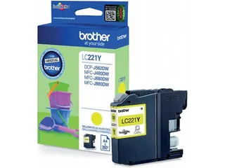 LC-221YBP Geel Inktcartridge 260 pagina's - 1
