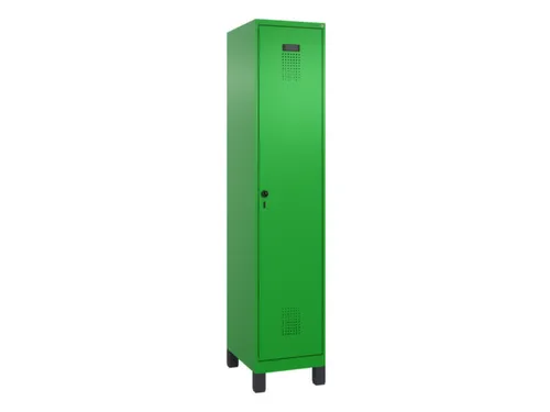locker,HxBxD 1950x400x500mm,1vak,vak B 400mm,draaigrendel,voeten