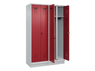 locker voor scheiding van kleding,HxBxD 1950x1200x500mm,4vak - 1
