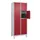 lockerkast,HxBxD 1950x800x500mm,2x4vakken,vak B 400mm,cil.-slot,voeten