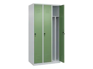 locker voor scheiding van kleding,HxBxD 1850x900x500mm,3vak - 2