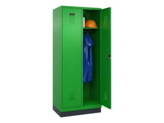 locker,HxBxD 1950x800x500mm,2vak,vak B 400mm,cil.-slot,sokkel - 1
