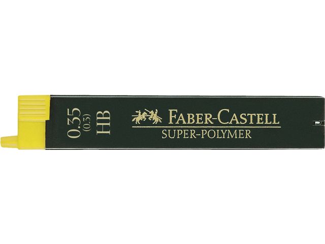 Potloodstiftjes Faber Castell Super-polymer 0.35mm Hb | PotlodenWinkel.nl