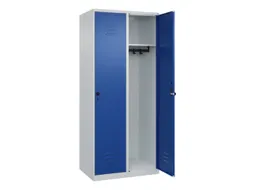 locker,HxBxD 1850x800x500mm,2vak,vak B 400mm,draaigrendel
