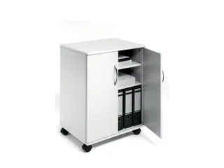 bijzetkast,HxBxD 748x528x400mm,wit,2niveaus,1 OH - 4