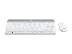 Logitech MK470 Toetsenbord QWERTY RF Draadloos en muis wit