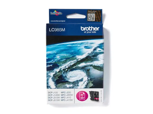 Inktcartridge Brother LC-985M rood