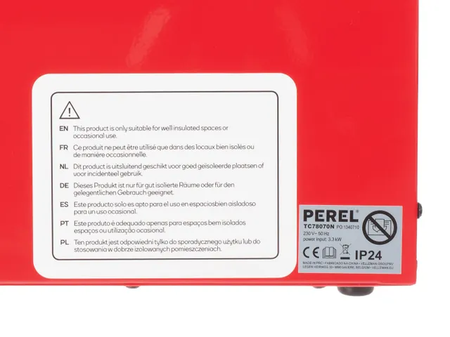 Ventilatorkachel 3300 W IP24