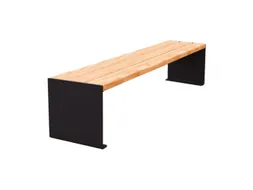 zitbank,B 1800mm,3latten,hout-zitting licht eikenhout,zitting H 450mm