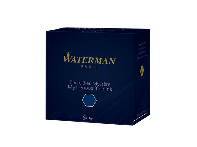 Encre pour Stylo Plume Waterman 50ml Bleu mystère