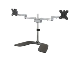 Monitor Arm 2 Schermen Scharnierend staal & aluminium - 1