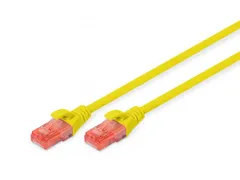 CAT 6 U-UTP patchkabel Cu LSZH AWG 26/7 Lengte 2m Geel