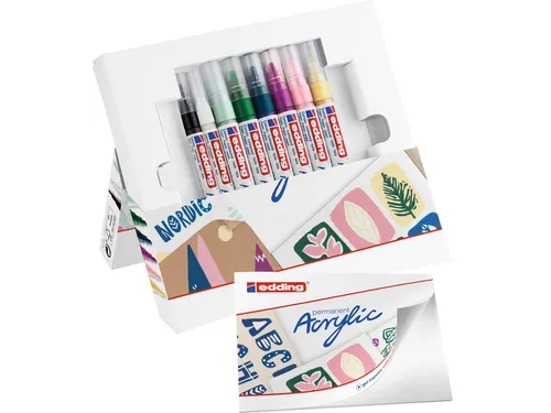 Acrylmarker edding starterskit klein Scandinavisch