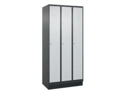 locker,HxBxD 1950x900x500mm,3vak,vak B 300mm,cil.-slot,sokkel