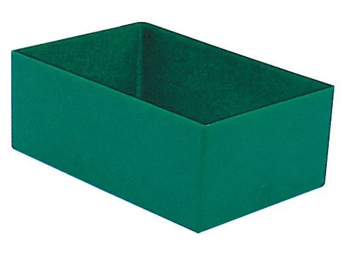 Inzetbak HxLxB 63x162x108mm Polystyreen Groen 50 stuks