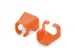 Clips couleur pour câbles RJ45 Orange 100 pièces