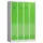 garderobekast 1800x1185x500mm 4vak klink sokkel romp RAL7035 RAL6018