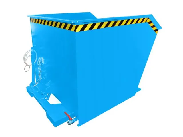 bennes basculantes pour copeaux HxLxl 780x1640x1280mm 1m³ force 1500k