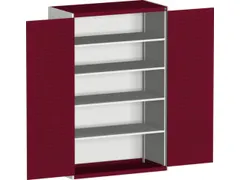 kast met sleufplaat,HxBxD 2000x1050x650mm,4xStalen bodem