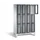 lockerkast 1850x1190x500mm 4x3 vakken Cilinderslot Poten, RAL7021