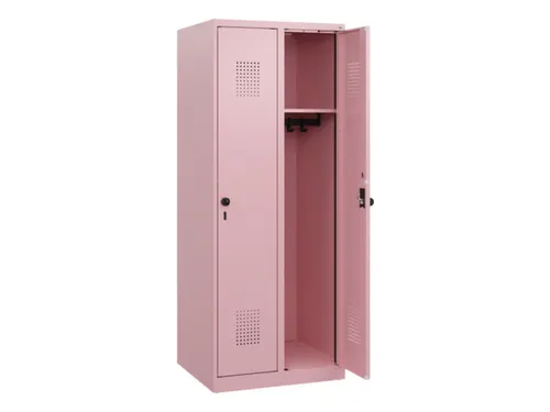 schoollocker,HxBxD 1530x600x500mm,2vak,vak B 300mm,draaigrendel