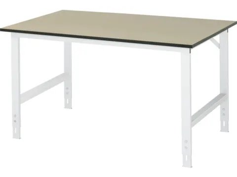 werkbank,HxBxD 760-1080x1500x1000mm,MDFblad,draagverm. 500kg