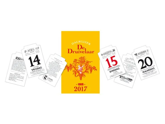 Dagscheurkalender 2026 de Druivelaar