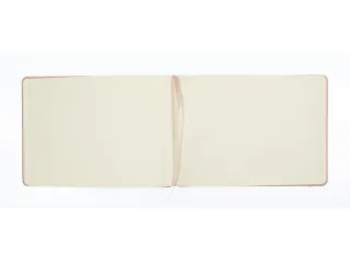 Schetsboek Kangaro A5 landscape oud roze PU HC 80 blad 140gr roomwit m - 4