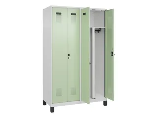 PBM-locker,HxBxD 1950x1200x500mm,4vak,vak B 300mm,draaigrendel - 1