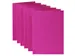 Correspondentiekaart Papicolor dubbel 105x148mm felroze pak à 6 stuks