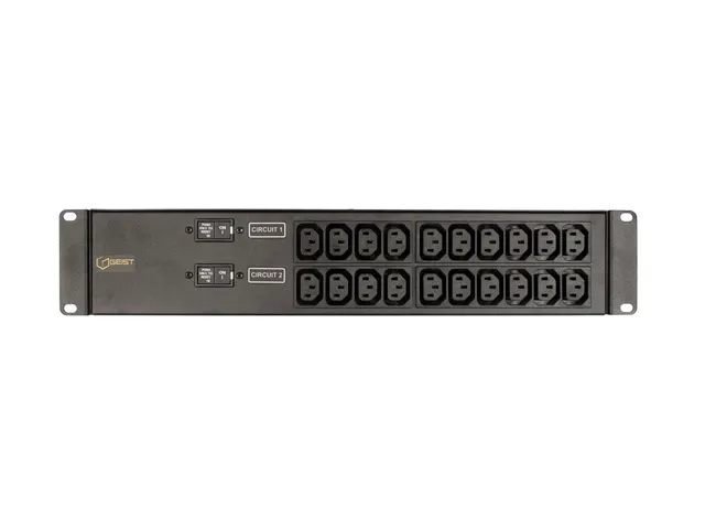 Vertiv EG2XPR206-103C13PS6-IP44, Basis, Horizontaal, Zwart, 20 AC-uitg