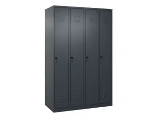 locker,HxBxD 1850x1200x500mm,4vak,vak B 300mm,draaigrendel - 1