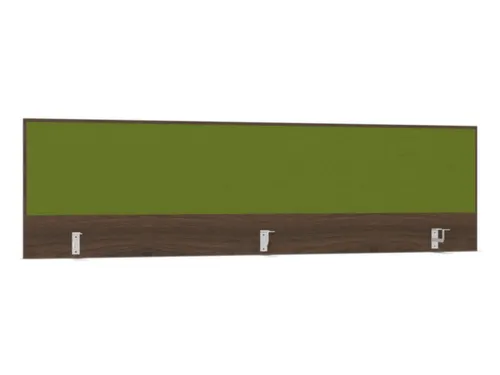 opzetpaneel bureau aanbouw achter NV bruin hickory groen 2000mm