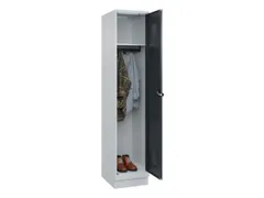 locker,HxBxD 1950x400x500mm,1vak,vak B 400mm,draaigrendel,sokkel