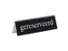 Bordje Gereserveerd 13x4cm