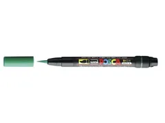 Brushverfstift Posca PCF350 Penseelpunt 1-10mm Groen