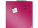 Mini Whiteboard Nobo tegel 36x36cm roze magnetisch