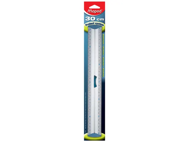 Règle Aluminium Graduation double 30cm