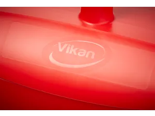 Vikan Hygiene stofblik + veger combinatieset alu steel 840mm Rood - 3