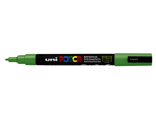 Verfstift Posca PC3M Fijne punt 0,9-1,3mm Lichtgroen