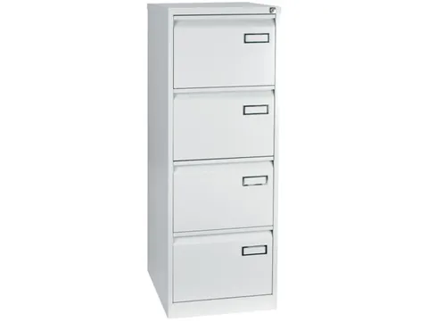 Hangmappenkast Basic 4 laden lichtgrijs