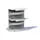 Handschoendispenser Duo Aluminium, Mqdgda