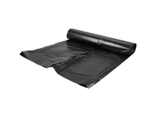 Afvalzak 145 Liter LDPE Gerecycled 80x110cm T80 Zwart 8x25 Stuks - 1