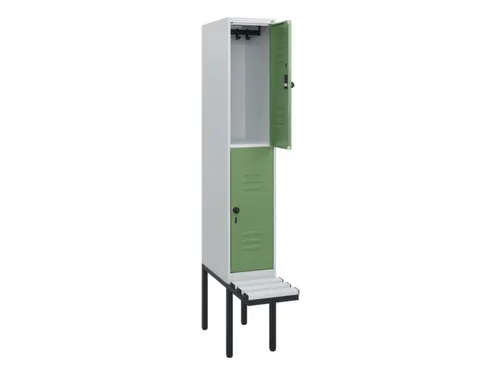 Dubbeldekse dekenkist,HxBxD 1950x300x815mm,1x2vak.,vak B 300mm