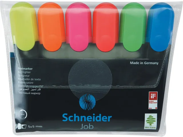 markeerstift Job 150 etui van 6 stuks assorti