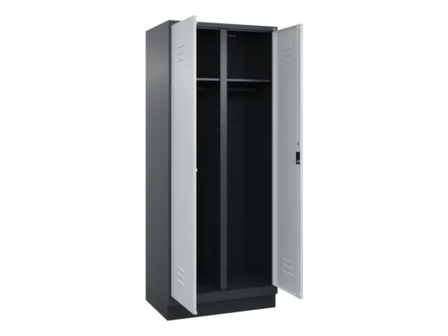 locker voor scheiding van kleding,HxBxD 1950x800x500mm,2vak