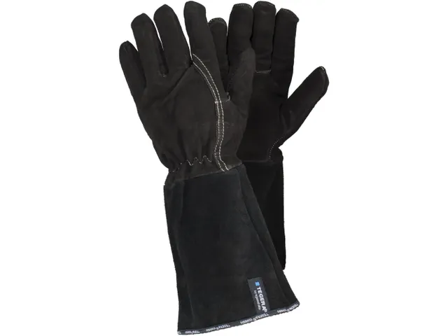 Tegera 134 lashandschoenen, bruin/zwart, maat 9, per 6 paar