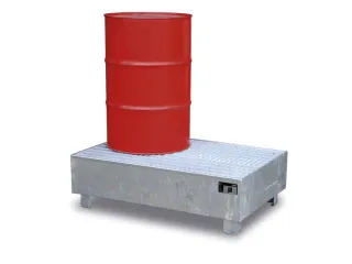 Opvangbak V. 2x 200l Vaten Opvangvol. 215l 360x 1200x 800mm Rooster - 1