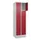 lockerkast,HxBxD 1950x600x500mm,2x4vakken,vak B 300mm,cil.-slot,sokkel