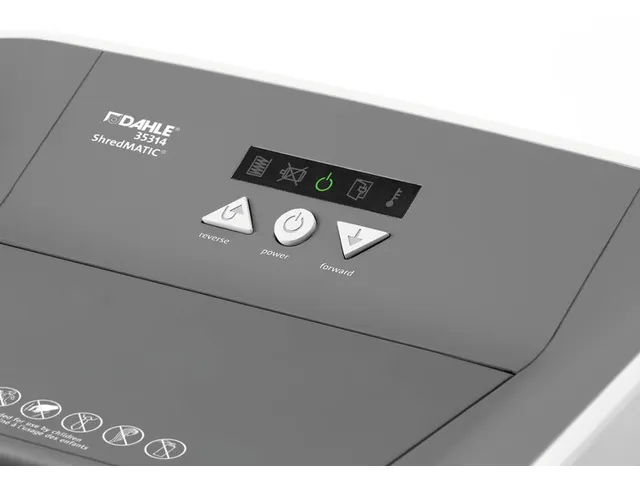 DAHLE ShredMATIC Autofeed Papiervernietiger 35314 P-4 snippers 4x15mm